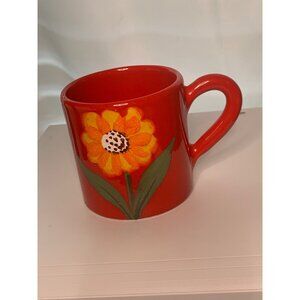 Vtg MCM Coffee Mug Cup 3" Tall 3" Dia Italy